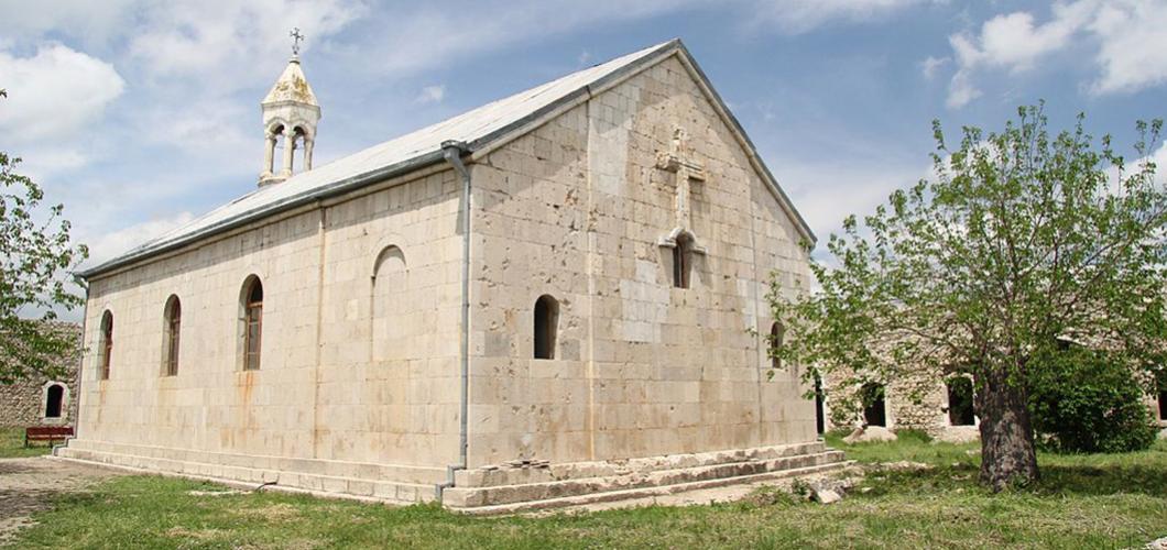 Ходжавенд, Азербайджан. Албанский храм Амарас. IV век.
