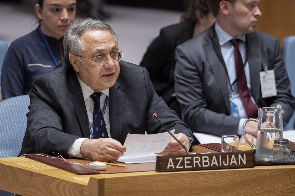 Постоянный представитель Азербайджана при ООН рассказал на дебатах в Совете Безопасности об армянской агрессии против Азербайджана