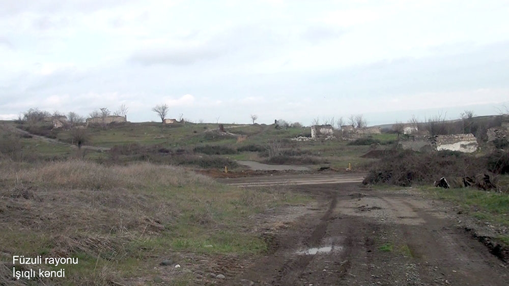  Le ministère de la Défense diffuse une vidéo du village d'Ichygly de la région de Fuzouli