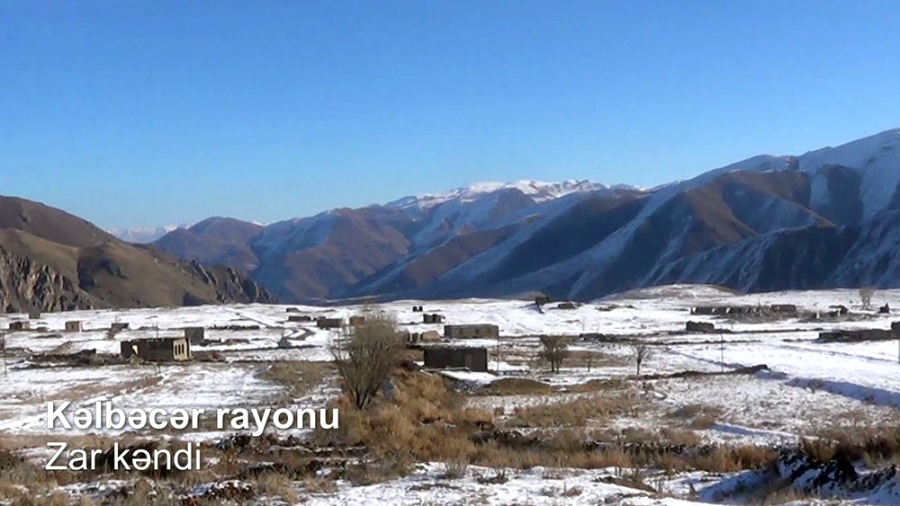Reportage vidéo d'un village de la région de Kelbedjer