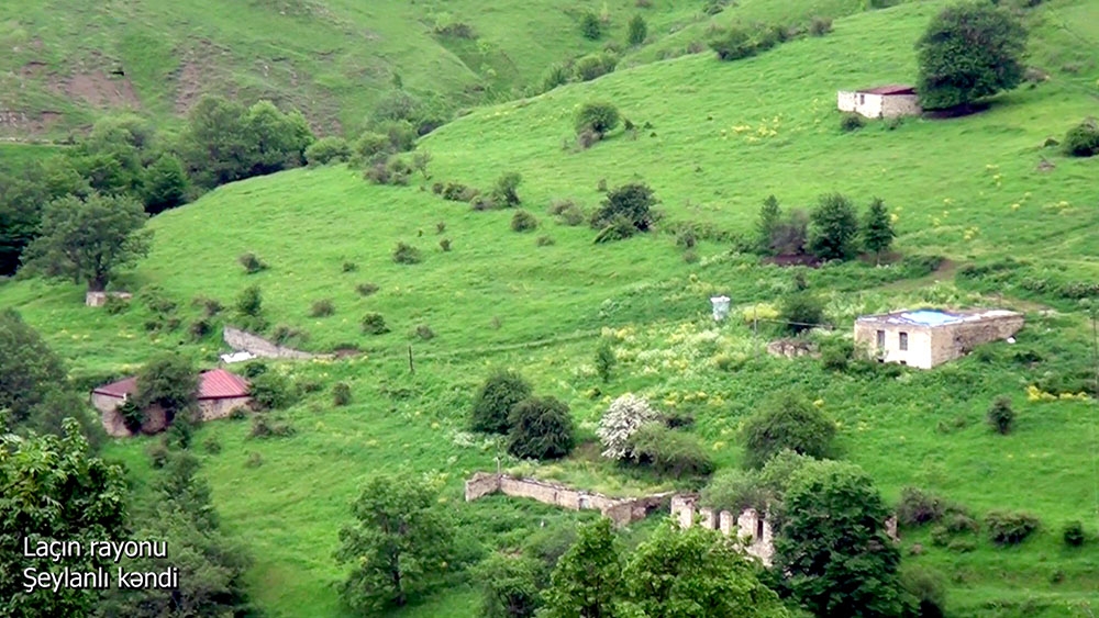 Azerbaijan’s Defense Ministry releases video footages of Sheylanli village, Lachin district 