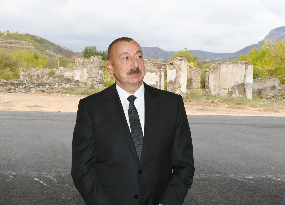 Le président azerbaïdjanais : Nous avons entamé des poursuites à l’encontre des sociétés étrangères impliquées dans l'exploitation illégale du gisement d’or de Vejneli