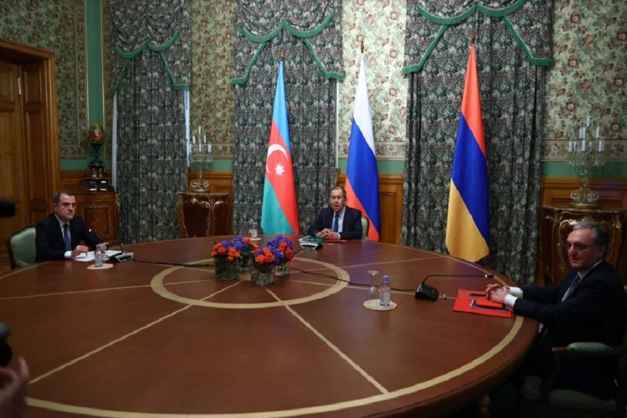 Azerbaijani, Russian, Armenian FMs make joint statement