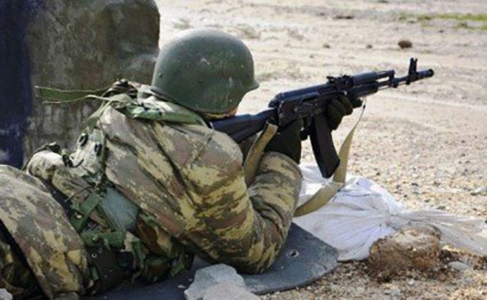 Ermənistan silahlı qüvvələrinin bölmələri iriçaplı pulemyotlardan istifadə edərək atəşkəs rejimini 23 dəfə pozub 