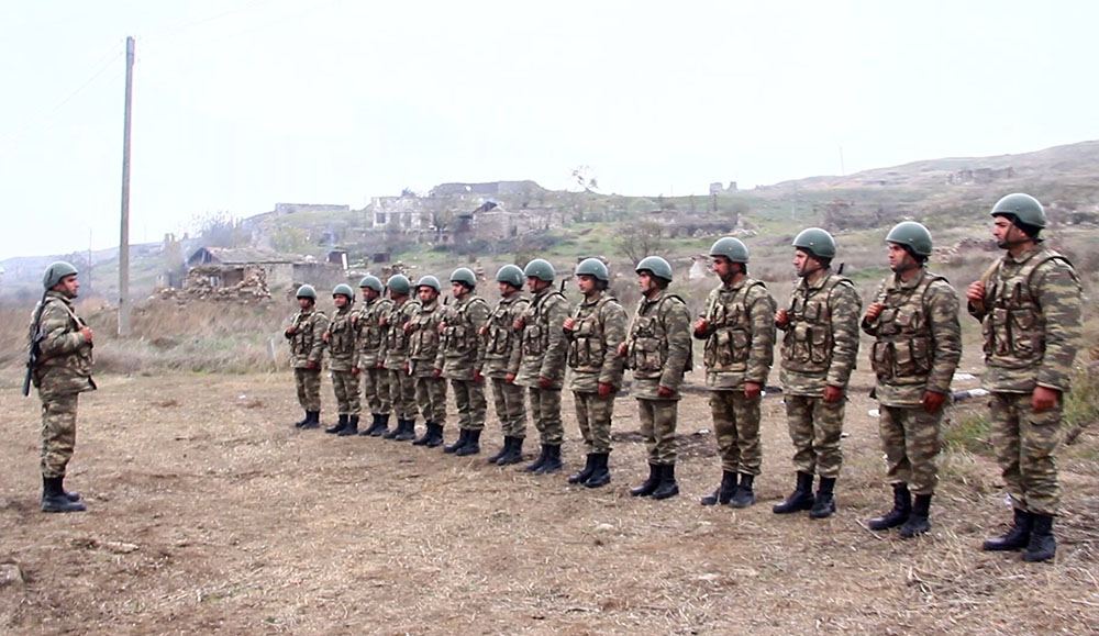 Azerbaijan continues to improve provision of its army's units in liberated territories
