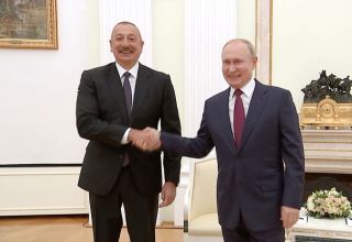 Президент России Владимир Путин поблагодарил Президента Ильхама Алиева