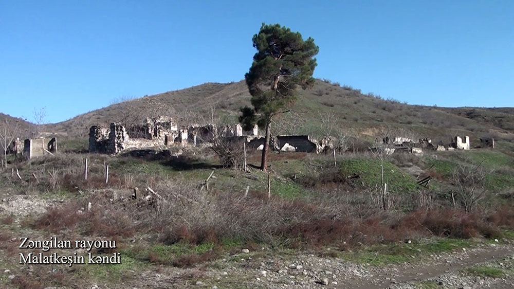 Azerbaijan shows video footage of Malatkeshin village of Zangilan region