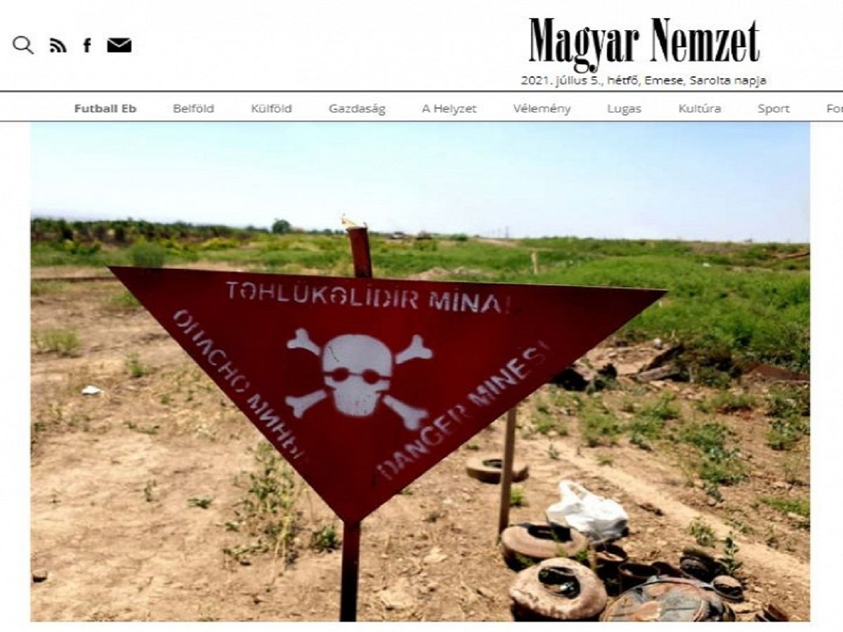 Рассказ венгерского журналиста: как азербайджанские сапёры расчищают мины в Карабахе