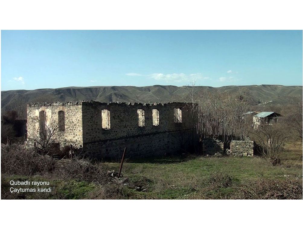 Azerbaijan shares video footage from Chaytumas village of Gubadly district