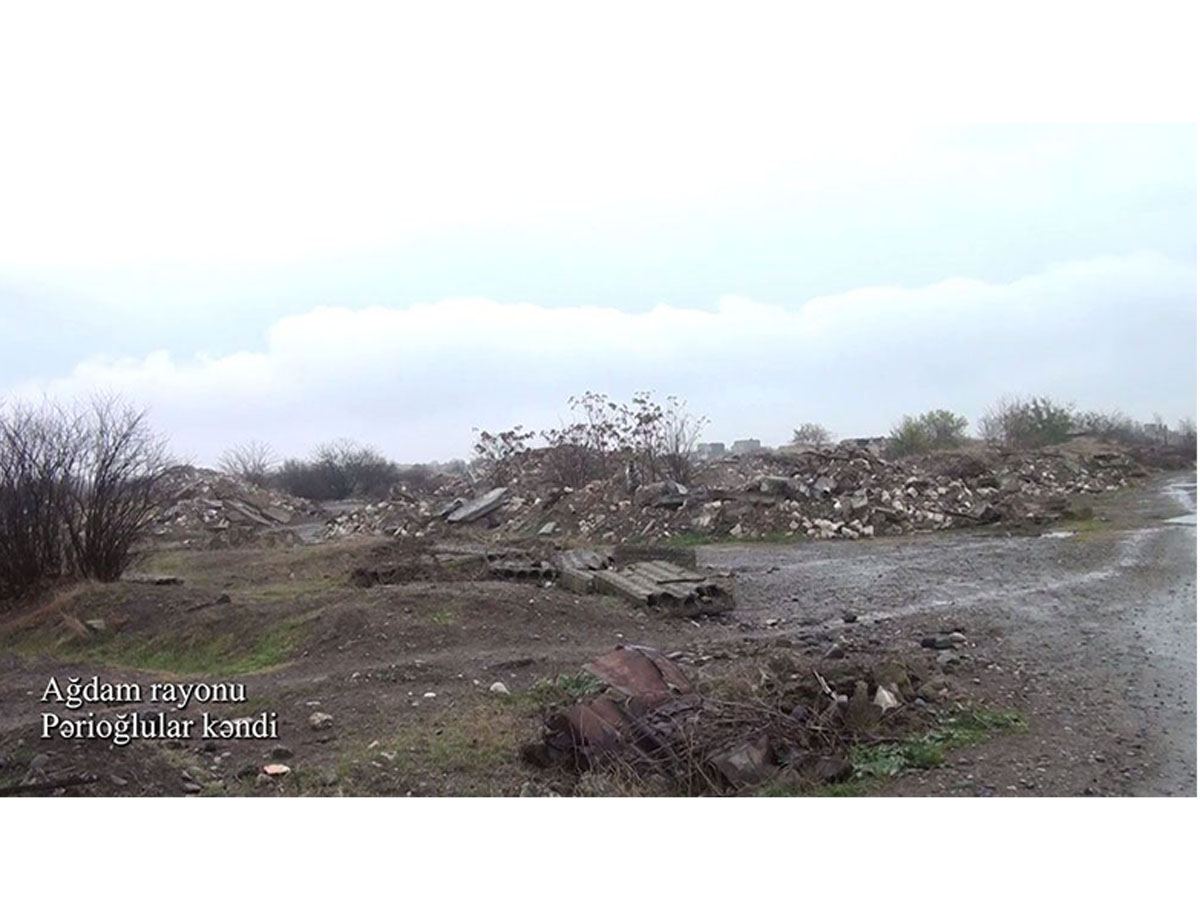 Azerbaijan shares footage of liberated Perioghlular village of Aghdam district