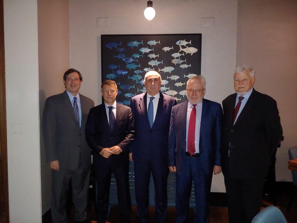 Министр иностранных дел Эльмар Мамедъяров встретился с сопредседателями Минской группы ОБСЕ