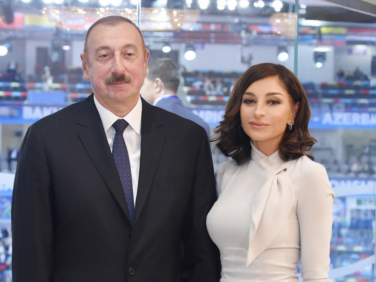 Azerbaijani president, first lady laid foundation for 'Smart Village' project in Agaly village of Zangilan district