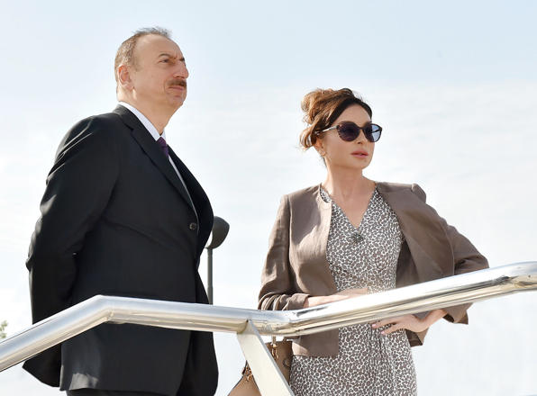 Azerbaijani president, first lady visit Fuzuli, Zangilan, Lachin and Jabrayil districts