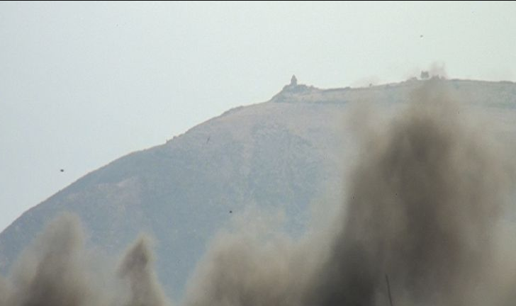 Армяне учинили пожар на оккупированных азербайджанских землях
