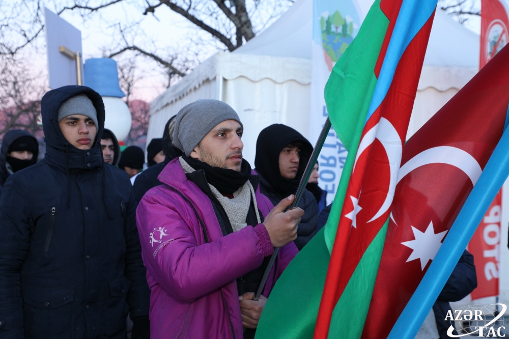 Peaceful protest of Azerbaijani eco-activists on Lachin–Khankendi road enters 55th day