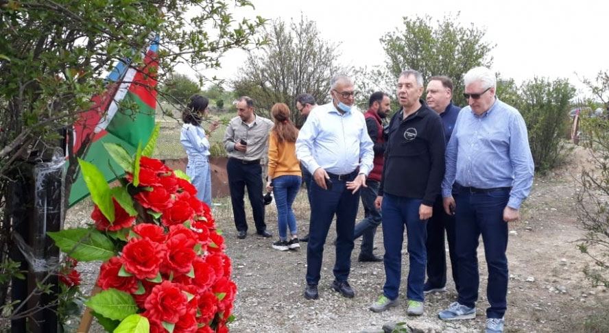 Armenia destroyed graves on Martyrs' Alley in Azerbaijan's Aghdam for plundering