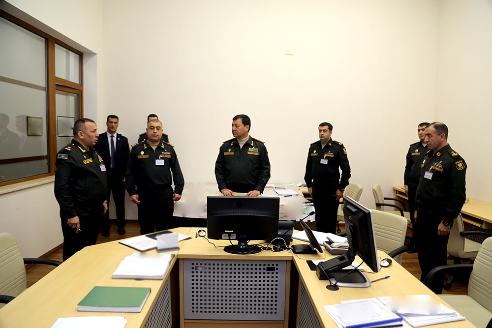 Начальник Генерального штаба наблюдал за действиями пунктов управления военных игр 