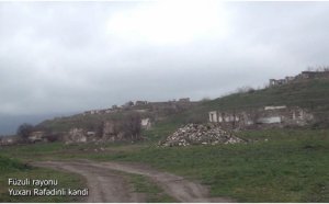 Azerbaijan shares footage from Fuzuli's Yukhary Rafadinli village