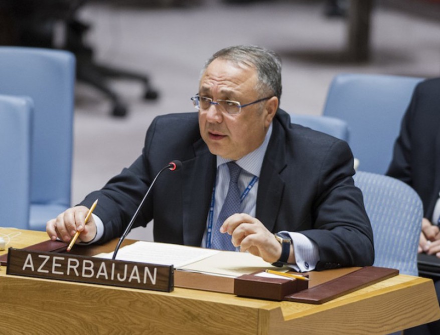 Постоянный представитель Азербайджана при ООН направил письмо генеральному секретарю ООН о военном преступлении, совершенном армянскими войсками в Ходжалы