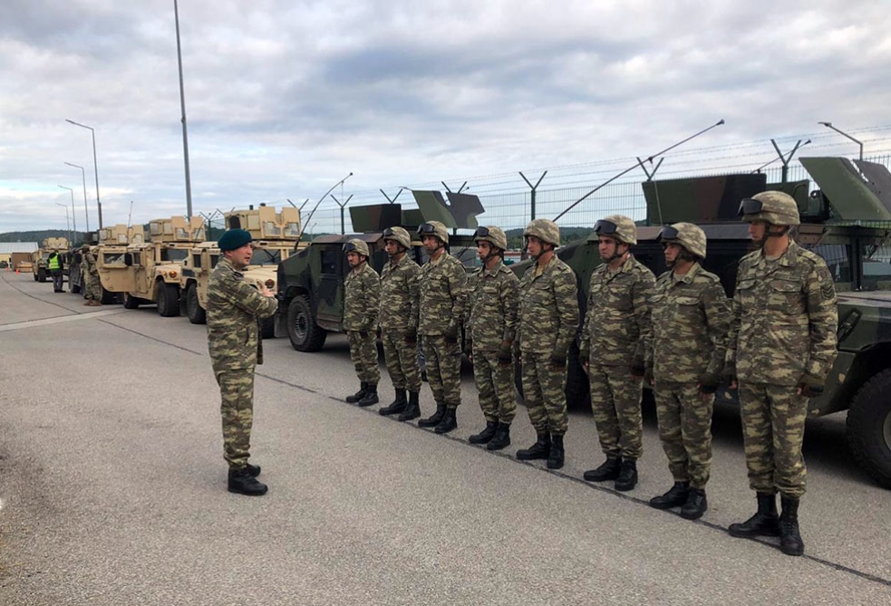 Azərbaycan Ordusunun hərbi qulluqçuları “Saber Junction - 19” təlimində iştirak edir