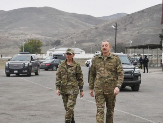 Президент Ильхам Алиев и Первая леди Мехрибан Алиева прибыли в Физулинский район