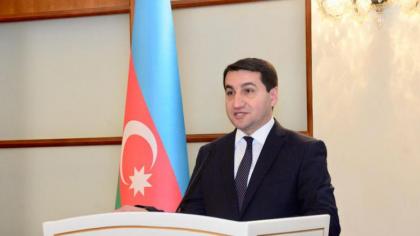 Hikmat Hajiyev: “UN SC resolutions on liberation of Azerbaijani territories remain in force until they are implemented”
