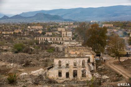 Ermeni Vandalizm’i. İşgalden kurtarılan Ağdam kenti