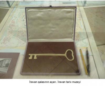 Irevan castel key. Irevan History Museum.