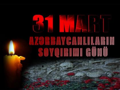 Le 31 mars, génocide ineffaçable de notre mémoire historique