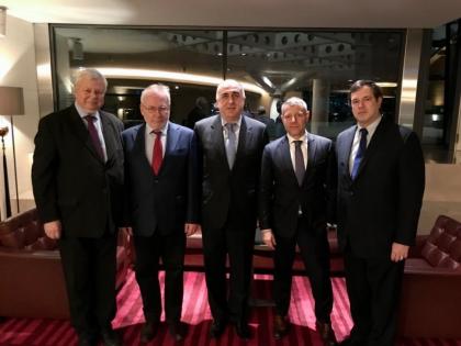 Elmar Mammadyarov rencontre les co-présidents du Groupe de Minsk de l'OSCE