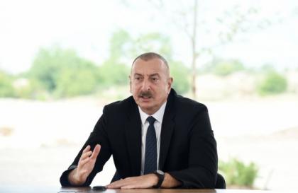 Ильхам Алиев о ситуации на границе с Арменией