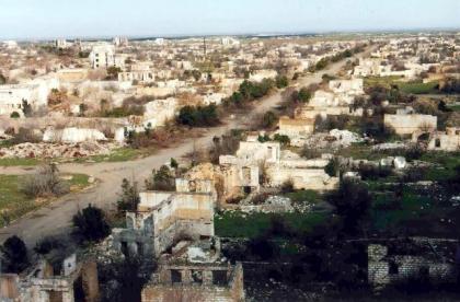 Aghdam city reduced to ruins by Armenians