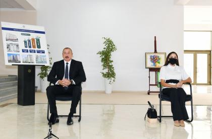 Families of martyrs, war disabled and heroes of Patriotic War were presented with apartments and cars President Ilham Aliyev and First Lady Mehriban Aliyeva attended the ceremony