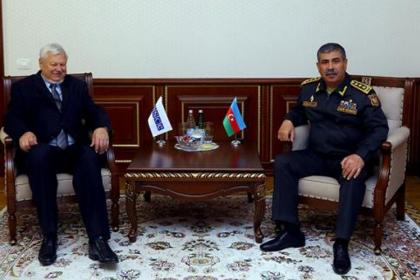Azerbaijan Defense Minister Meets with the Personal Representative of the OSCE Chairperson-in-Office