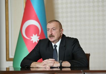 President Ilham Aliyev: Armenian soldiers could not cross even an inch into Azerbaijani territory