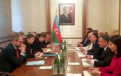 Министр иностранных дел Азербайджана встретился с заместителем государственного секретаря Департамента иностранных дел Швейцарии