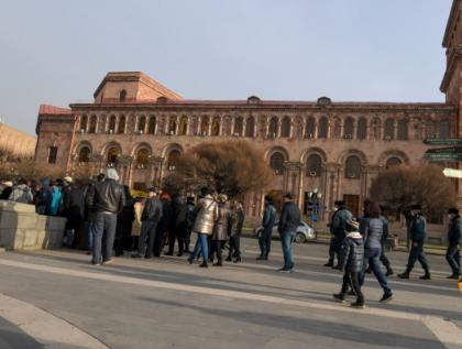 Очередная акция протеста в Ереване