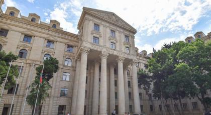 Azerbaijan’s MFA: Talking about peace by occupant country is hypocrisy at the highest level