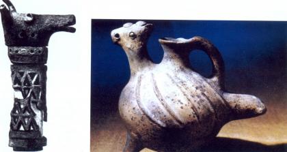 Pots made of clay belonging to VII-V BC. Found in the village of Mullah Meherremli, Fizuli region