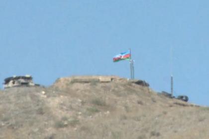 Suqovuşanda (Madagiz) Azərbaycan bayrağı ucaldılır - VİDEO
