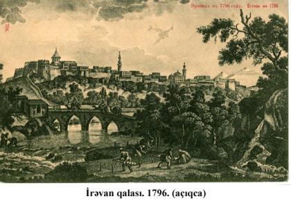 Erivan Kalesi. 1796. (kartpostal)