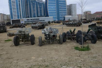 В Баку создается парк военных трофеев