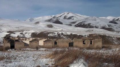 Azerbaijan shows video footage from Zivel village of Kalbajar district