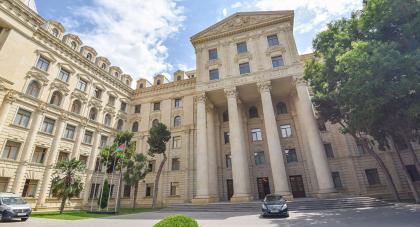 Official Yerevan's claims against Azerbaijan groundless and unacceptable - Foreign Ministry