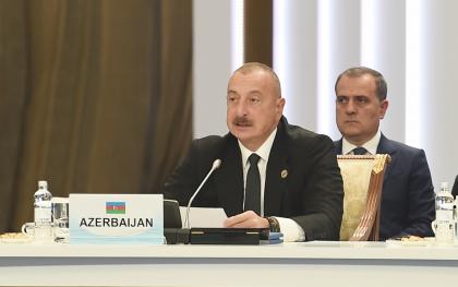 Le président Aliyev : L'Azerbaïdjan a besoin de près de 30 ans et de 25 milliards de dollars américains pour le déminage sur son territoire