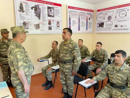 Azerbaijan's defense minister visits military units deployed in Kalbajar and Lachin districts