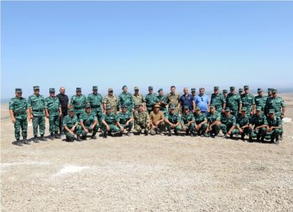 Qarabağ müharibəsi veteranları “Qazax” əlahiddə sərhəd diviziyasında olublar