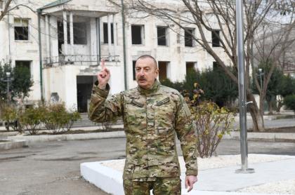 Gubadlı'da zafer coşkusu! Aliyev: Sahtekarlar, hırsızlar, yalancılar ve vahşiler.