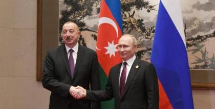 Владимир Путин: Россия и впредь будет прилагать усилия в направлении урегулирования нагорно-карабахского конфликта