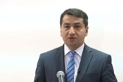 Hikmat Hajiyev: Armenia's illegal settlement policy across Azerbaijan's occupied territories is a military crime